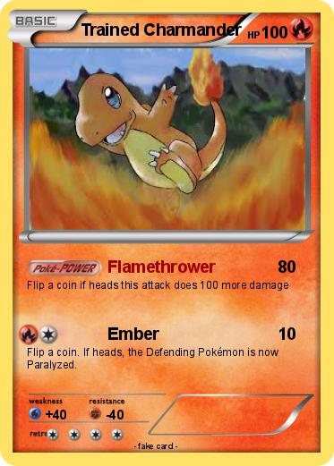 Pokemon Trained Charmander