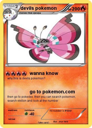 Pokemon devils pokemon