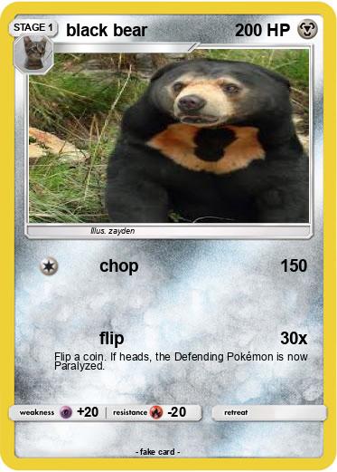 Pokemon black bear