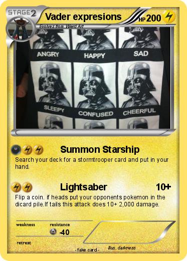 Pokemon Vader expresions