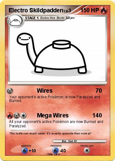 Pokemon Electro Skildpadden