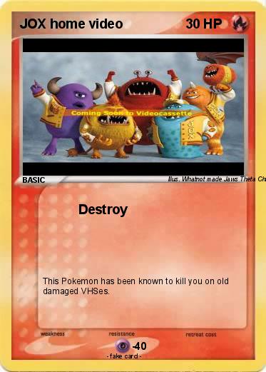 Pokemon JOX home video