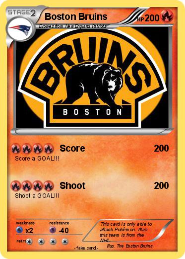 Pokemon Boston Bruins