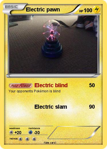 Pokemon Electric pawn