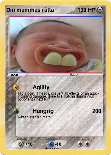 Pokemon Din mammas råtta