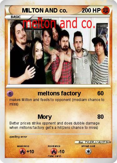 Pokemon MILTON AND co.