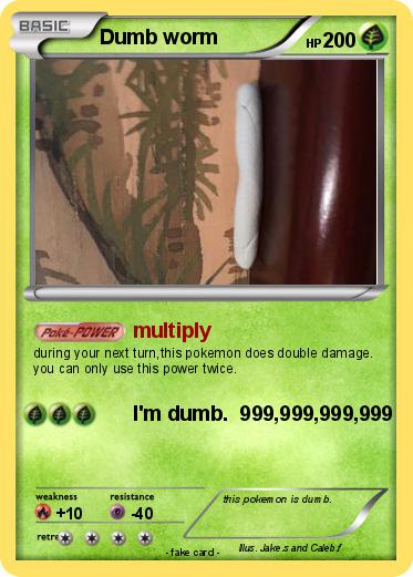 Pokemon Dumb worm