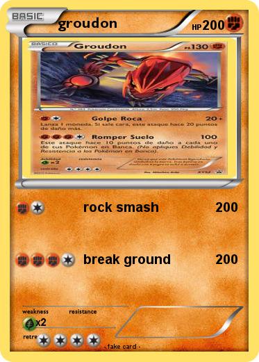 Pokemon groudon