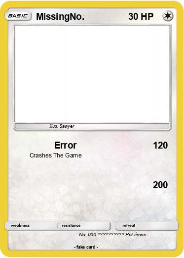 Pokemon MissingNo.