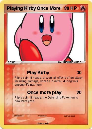 Pokemon Playing Kirby Once More