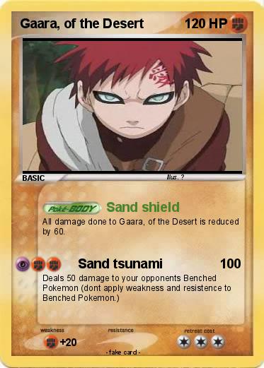 Pokemon Gaara, of the Desert