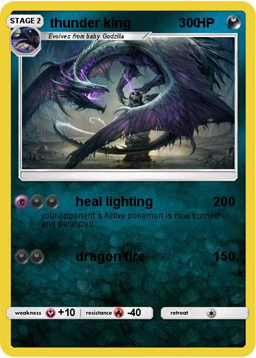Pokemon thunder king                  0