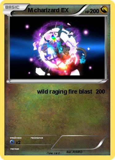 Pokemon M charizard EX
