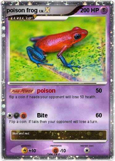 Pokemon poison frog