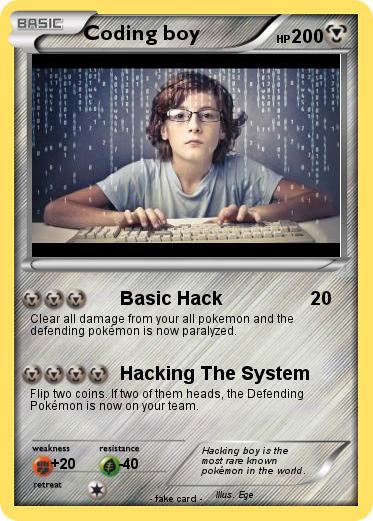 Pokemon Coding boy