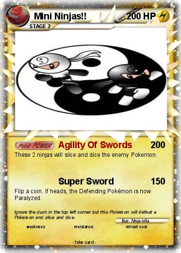 Pokemon Mini Ninjas!!