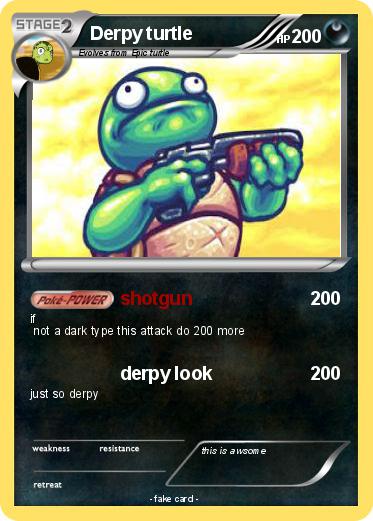 Pokemon Derpy turtle