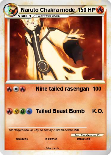 Pokemon Naruto Chakra mode