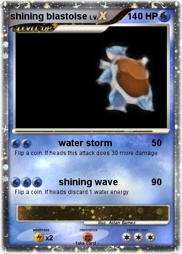 Pokemon shining blastoise