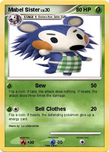 Pokemon Mabel Sister