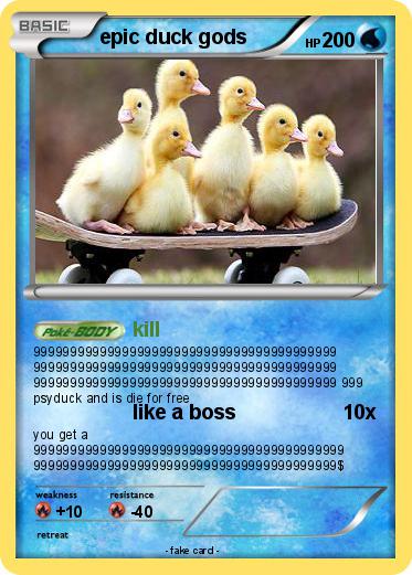 Pokemon epic duck gods