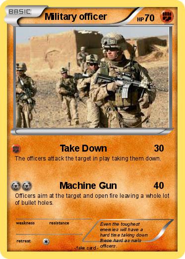 Pokemon Military officer