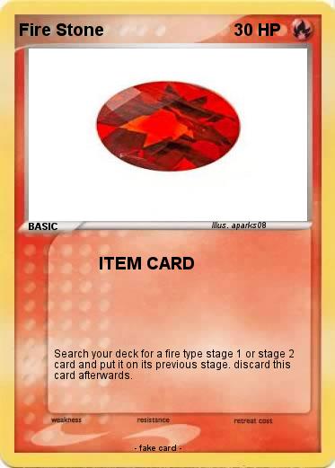 Pokemon Fire Stone