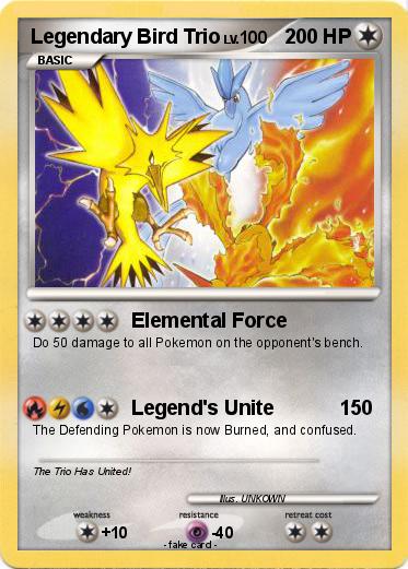 Pokemon Legendary Bird Trio