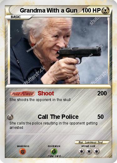 Pokemon Grandma With a Gun
