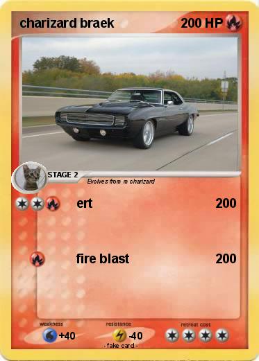Pokemon charizard braek
