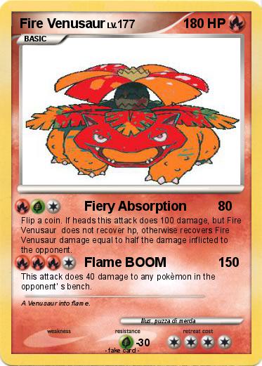 Pokemon Fire Venusaur