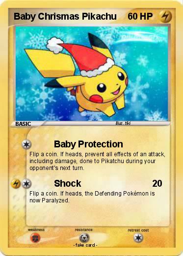 Pokemon Baby Chrismas Pikachu