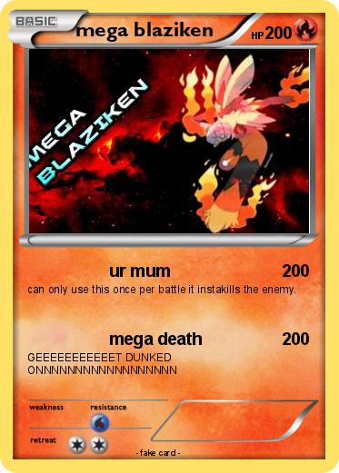 Pokemon mega blaziken