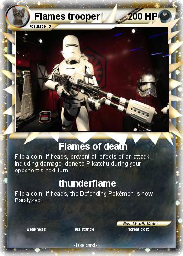 Pokemon Flames trooper