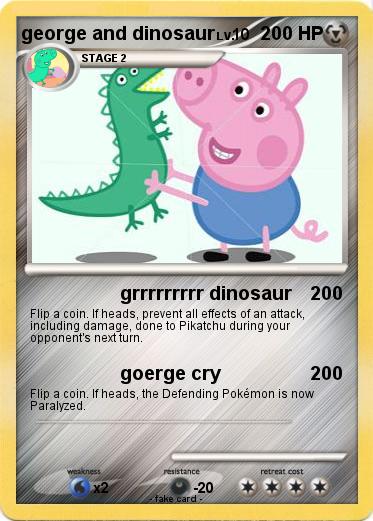 Pokemon george and dinosaur