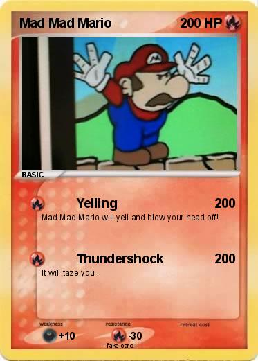 Pokemon Mad Mad Mario