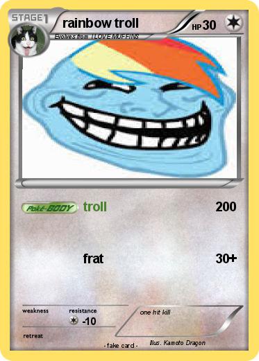 Pokemon rainbow troll