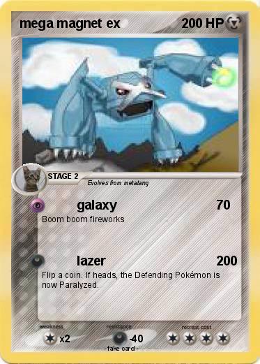 Pokemon mega magnet ex