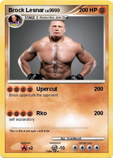 Pokemon Brock Lesnar