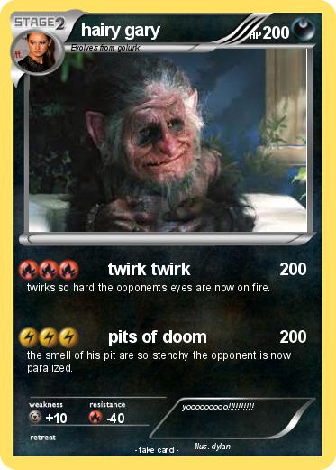 Pokemon hairy gary