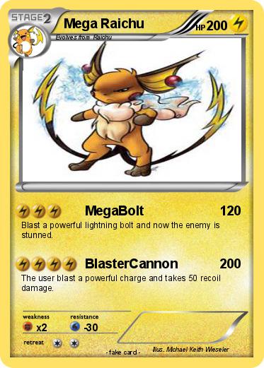 Pokemon Mega Raichu