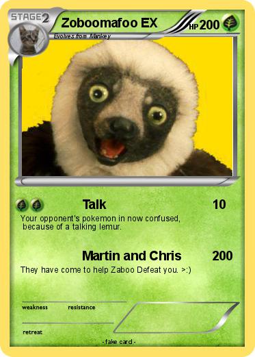 Pokemon Zoboomafoo EX