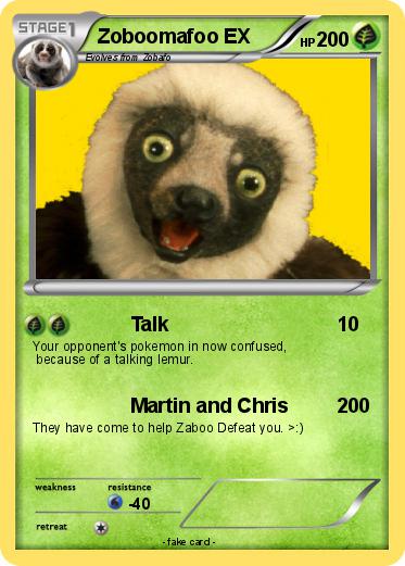 Pokemon Zoboomafoo EX