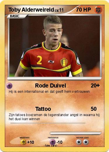Pokemon Toby Alderweireld