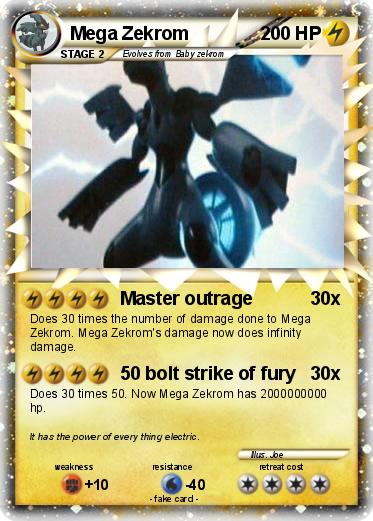 Pokemon Mega Zekrom