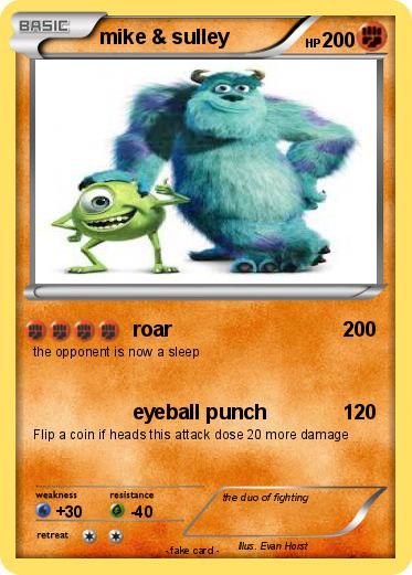 Pokemon mike & sulley