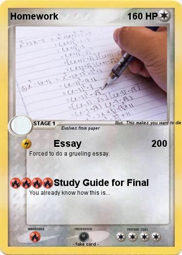 Pokemon Homework