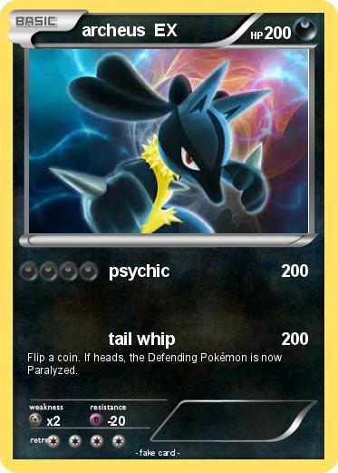 Pokemon archeus  EX