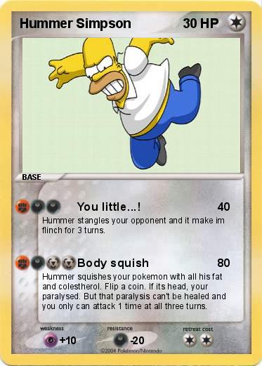 Pokemon Hummer Simpson