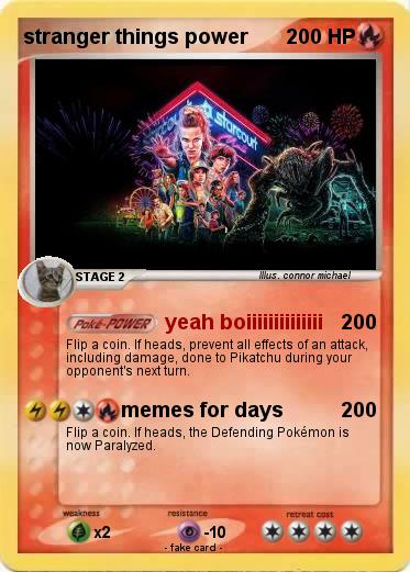 Pokemon stranger things power
